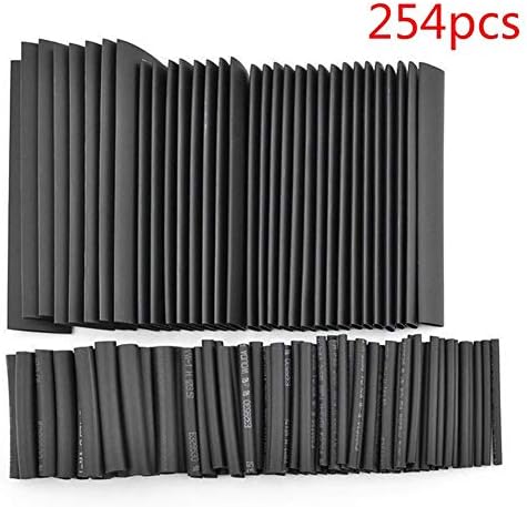 MiaZhou 254pcs Heat Shrink Connector Wire Tube Assortment Wrap Tubing Electrical Connection Cable Sleeve