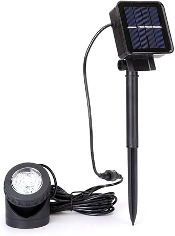 Luces solares sumergibles Accionada solar a prueba de agua de la charca