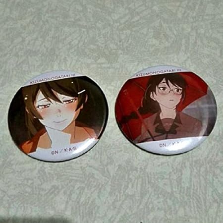 Amazon 傷物語 Iii 冷血篇 キャラバッジ 缶バッジ 羽川翼2種 アニメ 萌えグッズ 通販