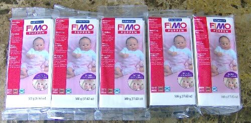 Staedtler Fimo Puppen Modelling Clay for Dolls Lot of 5