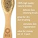 Bath Blossom Face Cleansing Brush for Facial Exfoliation - Skin Cleaning Scrub Scrubber Brush - Natural Bristles Exfoliating Face Brushes for Dry Brushing and Scrubbing - Suitable for Men and Women