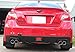 GetUrGear Badge BUNDLE REAR + FENDER BADGE - compatible with WRX/STI 2015+(WRX, Matte Red)