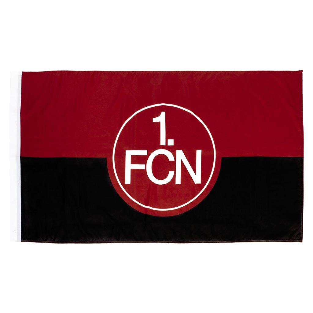 1. FC Nuremberg FCN Swing Flag 150 x 90 cm Red/Black Licensed Product