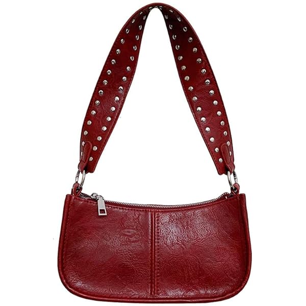 Liziblloy Shoulder Bag for Women Trendy Red Purse Small