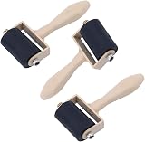 NNOVAT 3 Pcs Rubber Brayer Rollers Ink Applicator for Printmaking Art view 1