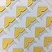 Chris-Wang 9 Sheets Multi-Colored Photo Mounting Corners Sticker Self-Adhesive Cardstock for DIY Scrapbooking, Picture Album, Personal Journal, Dairy and More(Toatl Pack of 216Pcs)