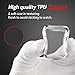 GELISHI Apple Watch Screen Protective Ultra-Thin Shiny Case 38mm High Defination Clear TPU All-Around Full Cover for iWatch Series 3/Series 2/Sport Edition (Silver)
