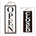 VIP Vintage Style Wooden Business Open Closed Door Sign