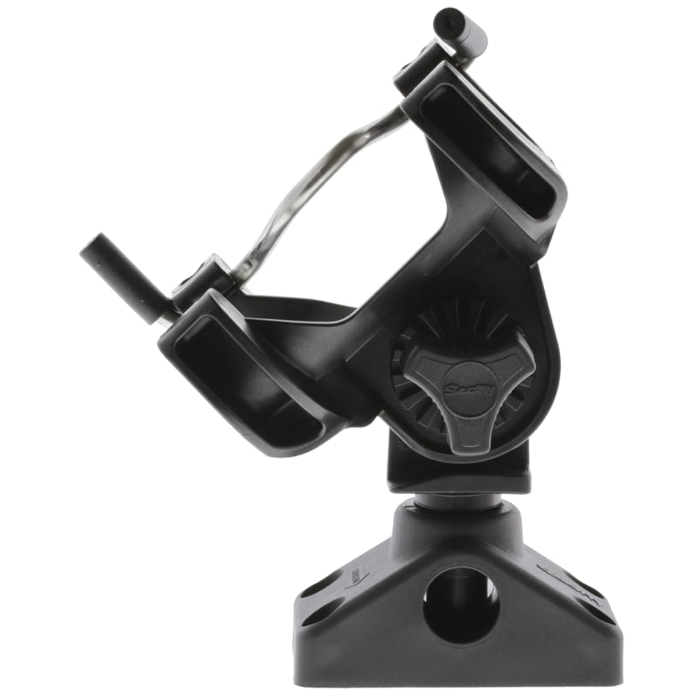Scotty 290 R-5 Universal Rod Holder with 0241 Side/Deck Mount - Black