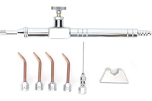 TMISHION Jewelry Welding Torch Kit, Water Oxygen Mini Torch Soldering Jewelry Soldering Torch with 4 Tips for Jewelry Making Processing