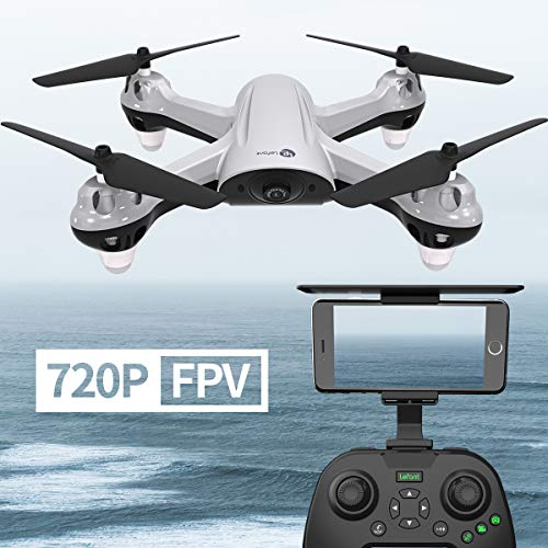 Lefant GPS RC Drone Quadcopter with FPV 720P Camera Live Video for Beginners RTF Remote Control Helicopter with GPS Return Home, Follow Me, Altitude Hold, Headless Mode, 18 Mins Long Fly Time