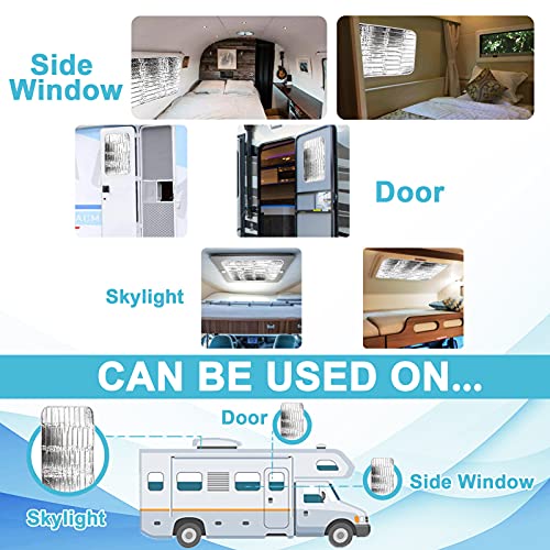 KAEGREEL RV Door Window Shade, 16 x 24 Inches Camper Skylight
