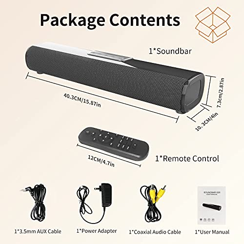 Sound Bars for TV with Subwoofer Bluetooth Surround Sound Systems