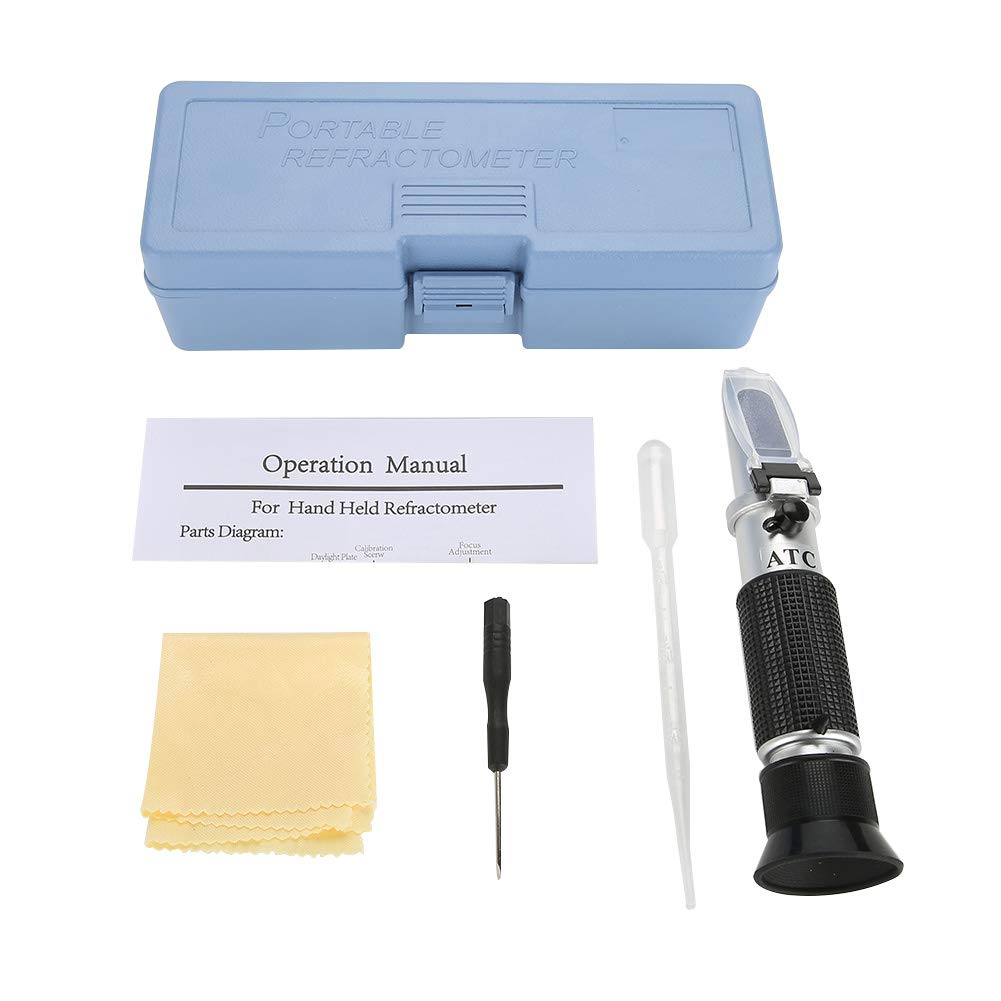 Wort Specific Refractometer ATC Brix Refractometer for Beer, Wine and Fruit 1.000-1.130
