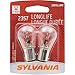 SYLVANIA 2357 Miniature Incandescent Long Life Bulb, (Contains 2 Bulbs)