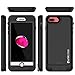 Punkjuice iPhone 7 Plus Battery Case Waterproof Slim Portable Power Juice Bank W/ 4800mAh High Capacity [Fastcharging] 120% Extra Battery Life Compatible W/Apple iPhone 8 Plus & 7 Plus [Jet Black]