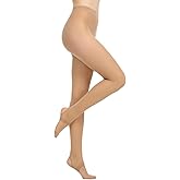 APLZGMG Stirrup Tights for Women & Girls, Ultra Soft Stirrup Ballet Tights for Dance, 60D Denier Knit Tan Tight for Women Girls Ballet Dance Gymnastics(XXL)