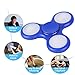 Iusun LED Light Fidget Hand Spinner Finger Toy EDC Focus Gyro Fast Shipping Gift (Blue)