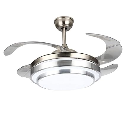 Modern 42 In Ceiling Fan Light With Led Light Kit With Remote For