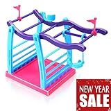 Interactive Baby Finger Monkey Climbing Stand Fingerling Jungle Gym Playset For Kids Hands Toy Monkey - for Fun and Table Decoration