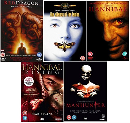 The Hannibal Lecter Dvd Movie Collection Red Dragon The Silence Of The Lambs Hannibal Hannibal Rising Fear Begins Manhunter Special Features Director S Cut Deleted Scenes Extras