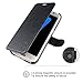PEADOO Galaxy S7 Edge Case, TANNC Flip Leather Wallet Phone Case [Layered Dandy] - [Card Slot][Flip][Wallet] -Case for Samsung Galaxy S7 Edge Devices -Black
