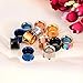Longbeauty 6 Pair Stainless Steel Screwe Flesh Tunnel Expander Eer Plug Gauge Earlets 6 Colors 6MM