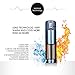 Stainless Steel Water Bottle, FILWO Double Wall Vacuum Insulated Travel Mug 100% Leak & Sweat Proof BPA Free, Cold 24 Hrs / Hot 12 Hrs Perfect for Camping,Cycling,Gym,17 oz Vacuum Flask (Blue)