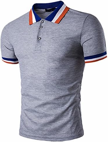 QWQHI Men's Adult Classic Slim Fit Polo Shirt