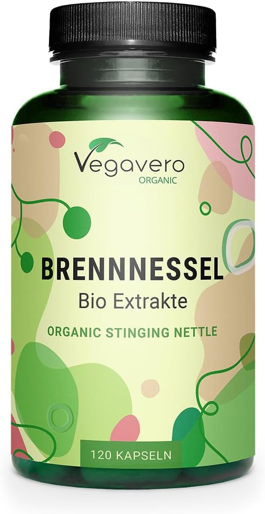 Vegavero Organic Stinging Nettle 3600 mg 120 capsules Vegan