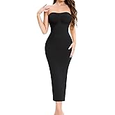 LIRASDIS Strapless Shapewear Slip for Under Dresses, Full Slip Dress for Women, Tummy Control Seamless Body Shaper