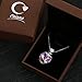 OSIANA Women's CZ Pendant Necklace Made with