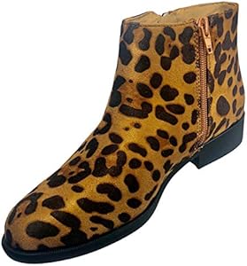 time and tru leopard boots