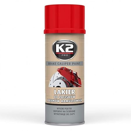BREMSSATTELFARBE 400 ml ROT - Farbe für Bremssättel und -trommeln