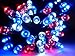 Solar Fairy Lights 120LED Super Bright 4th of July Patriotic Red White & Blue Decorative, Choice of Light Effect. Ideal for Trees, Gardens, Parties & More...