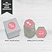 Andaz Press Chocolate Drop Labels Trio, Fits Kisses, Wedding Mr. & Mrs, Coral, 216-Pack, for Bridal Shower, Engagement Party Favors, Gifts, Stationery, Envelopes, Decor, Decorations