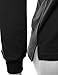 Xpril Luxurious Solid Long Sleeves PK Polo Shirt Black Size XL