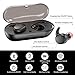 Wireless Headphones,Akamino True Wireless Headphones Upgraded Bluetooth 5.0 Waterproof Wireless Earbuds with Portable Charger Built-in Mic Deep Bass Noise Cancelling HiFi Stereo Sound