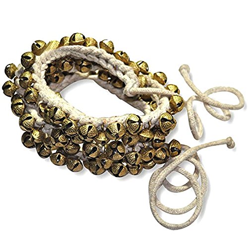 Whitewhale Handmade Indian Classical Ghungroo Dance Accessories Bharatnatyam, Kuchipudi, Odissi Ghungru For Dancer's Feet (100 bells + 100 bells)
