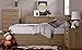 South Shore Fynn Headboard with Storage, Twin, Rustic Oak