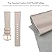 SWEES Leather Bands Compatible with Fitbit Versa 2 & Versa Lite Small & Large, Genuine Leather Band with Stainless Steel Buckle Strap Replacement Wristband for Versa Women Men, Rose Gold, Black, Brown
