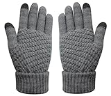 Women Multi-function Knitted Screen Winter Gloves Soft Warm Mitten for iPhone Smart phones Laptop Tablet