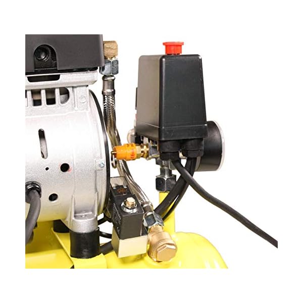 WELDINGER FlÃ¼ster Kompressor FK 65 pro 750 W 90 l Luftabgabe innenbeschichteter Tank 9 bar max. – Bild 3