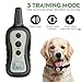 Dog Training Collar- Dog Shock Collar with Remote, w/3 Training Modes, Beep, Vibration and Shock, Up to 1000 ft Remote Range, Rainproof for Small Medium Large Dogsthumb 1