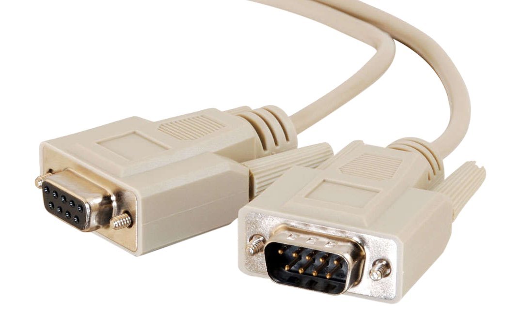 C2G 2M DB9 RS232 Male to Female DB9 RS232 Extension Serial Cable