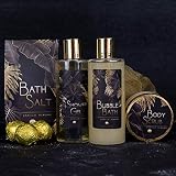 accentra Luxury Bath Set 9 Piece Gold Glitter High Heel Pumps Spa Relaxation view 13