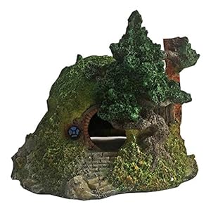 GCSEY Decorazione Acquario Rettilario Hole Casa Shelter Fish Tank Ornament Rockery Paesaggistica GCSEY Decorazione Acquario Rettilario Hole Casa Shelter Fish Tank Ornament Rockery Paesaggistica - immagine 7