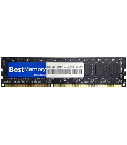 Memória DDR3 16GB 2x8 1600MHz para Computador Formato: DIMM - Alto