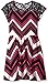 One Step Up Girls' Sweetheart Printed Liverpool with Lace Yoke Dress