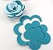 32 Wool Blend Felt 3D Roses Die Cut Applique Flowers - Spring Vacation OTR Felt Made in USA